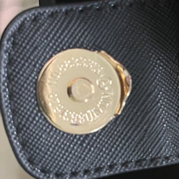 Embroidered Black Mini Crossbody Purse Flowers Handles Faux Leather Bag - Picture 10 of 10